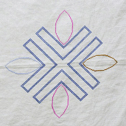 שטיח תפילה רקמה על בד 100x185ס”מ Yumna Hadra-- prayer rug.jpg