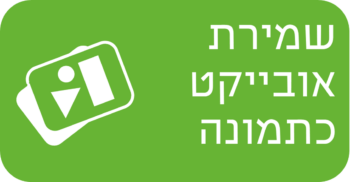 שמירת אובייקט כתמונה
