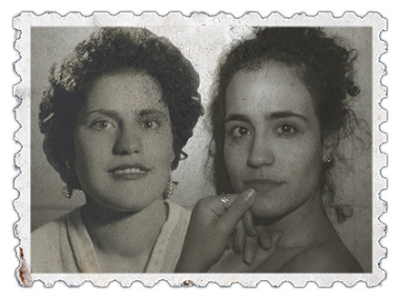 אוולה ואני הזרקת דיו על נייר 12X16 סמ