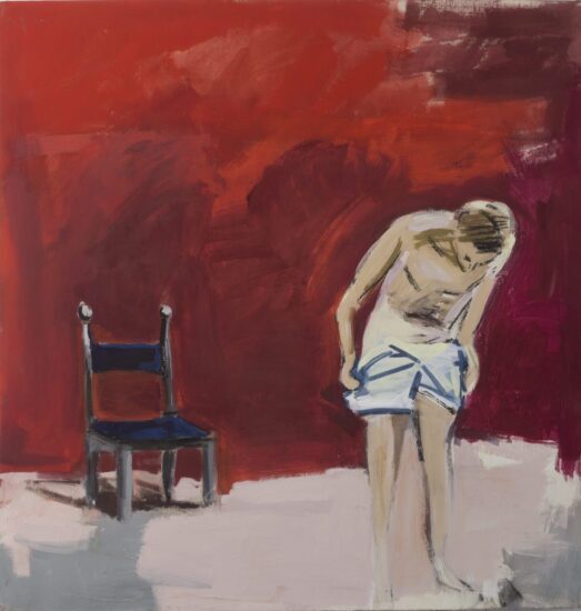 יונתן גולד, זמן ביניים, 2019, מתוך התערוכה ועדת קבלה, אוצר אבי לובין