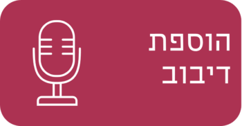 הוספת דיבוב