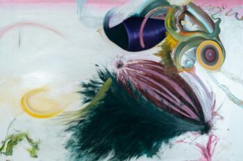 הפריה, שמן ועפרון על בד, 200x300 ס''מ