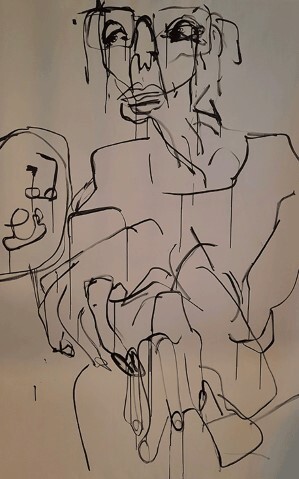 דיו על בד, 200/155