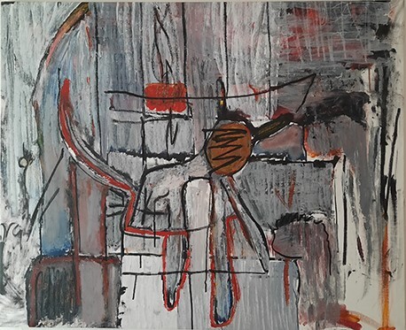 שמן ודיו על בד, 94/76